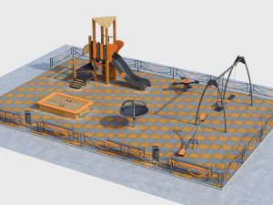 children playground 3D Model