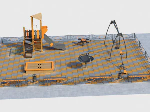 children playground 3D Model