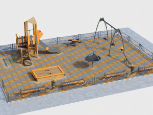 children playground 3D Model