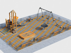 children playground 3D Model