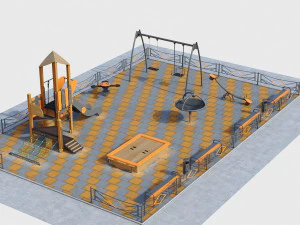 children playground 3D Model