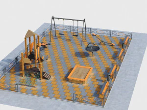 children playground 3D Model