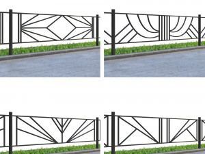 lawn fences part 1 3D Model