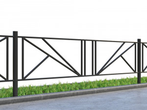 lawn fences part 1 3D Model