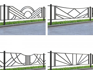 lawn fences part 2 3D Model