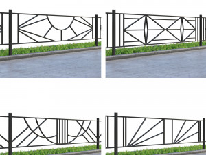 lawn fences part 3 3D 모델