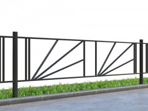 lawn fences part 3 Model 3D