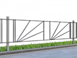 lawn fences part 3 Model 3D