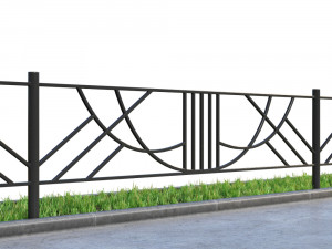 lawn fences part 3 Model 3D
