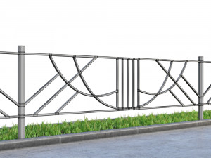 lawn fences part 3 Model 3D