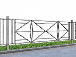 lawn fences part 3 Model 3D