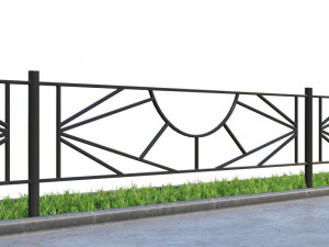 lawn fences part 3 Model 3D