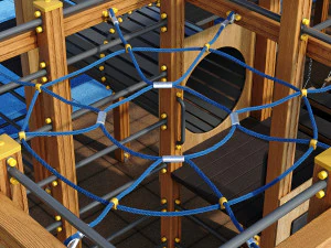 children playground pirate ship 3D Model