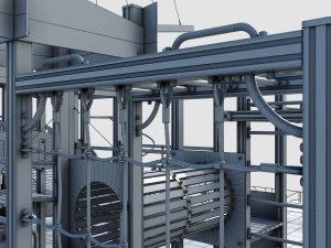 children playground pirate ship 3D Model