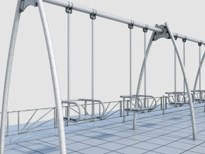 children playground pirate ship Model 3D