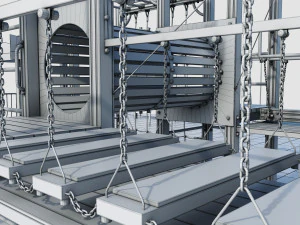 children playground pirate ship 3D Model