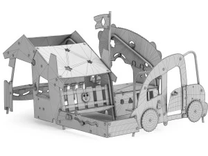 children playground 3 3D Model