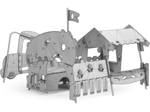 children playground 3 3D Model