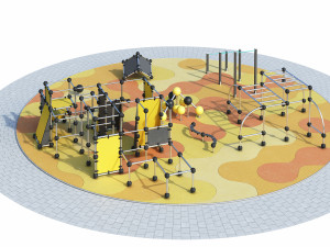 children playground 4 Modelo 3D