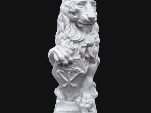 lion sculpture Model 3D