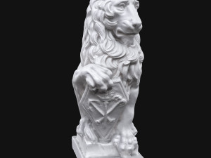 lion sculpture Model 3D