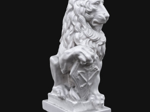 lion sculpture Model 3D