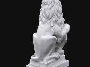 rzeźba lwa Model 3D