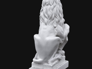 lion sculpture Model 3D