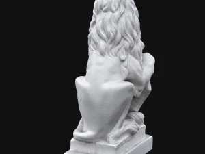 rzeźba lwa Model 3D