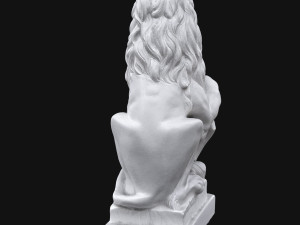 lion sculpture Model 3D