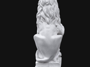 lion sculpture Model 3D