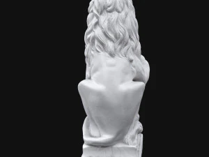 rzeźba lwa Model 3D