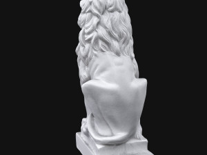 lion sculpture Model 3D