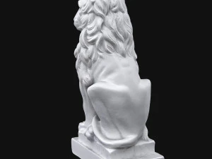 rzeźba lwa Model 3D