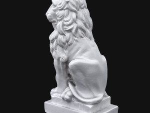 lion sculpture Model 3D
