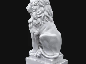 rzeźba lwa Model 3D