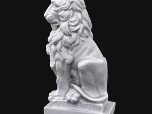 rzeźba lwa Model 3D