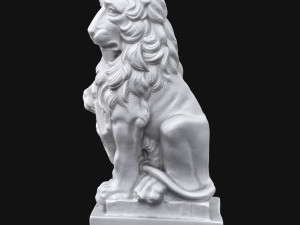 lion sculpture Model 3D