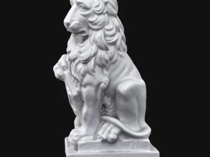 rzeźba lwa Model 3D