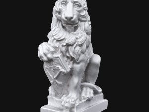 lion sculpture Model 3D