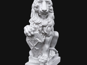 lion sculpture Model 3D