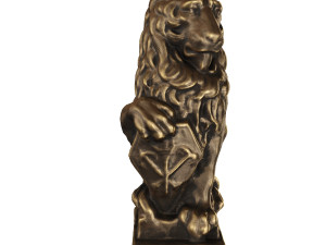 lion sculpture bronze 3Dモデル