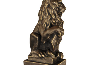lion sculpture bronze 3Dモデル