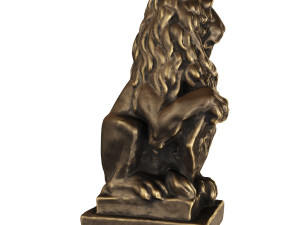 lion sculpture bronze 3Dモデル