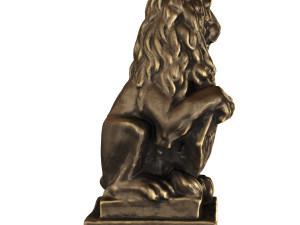lion sculpture bronze 3Dモデル
