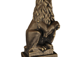 lion sculpture bronze 3Dモデル