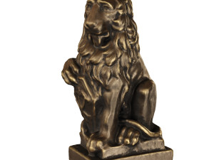 lion sculpture bronze 3Dモデル