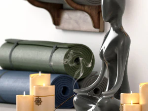 excellent yoga set 3D Model