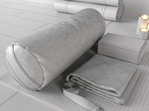 excellent yoga set 3D Model
