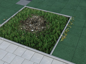 children playground forest house 3D Model